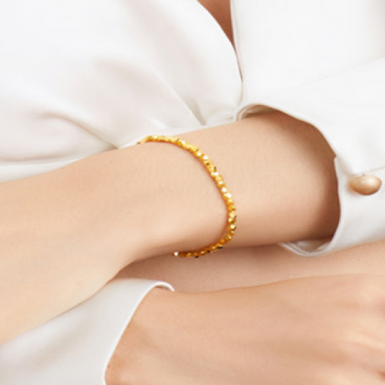 15g Gold bracelet female light diamond 5G pure gold bracelet 15g Gold bracelet female light diamond 5G pure gold bracelet